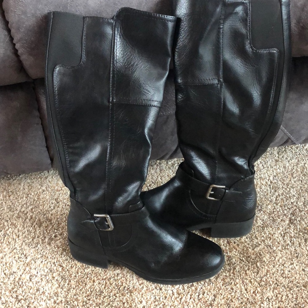 Croft and Barrow Black Fashion Boots
